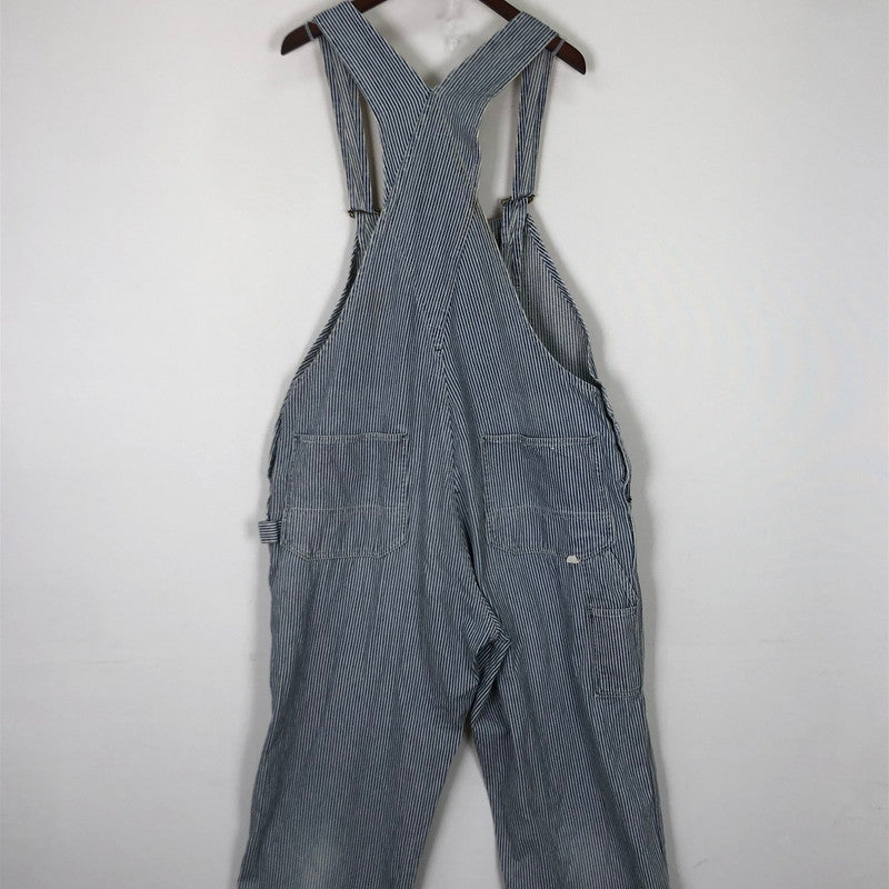 【中古品】【メンズ】 UNION HERCULES MADE ユニオン ヘラクレス メイド JOHNBULL OVERALL HE251P01 ジョンブル オーバーオール ボトムス 156-251106-ks-31-tei サイズ：32 カラー：ヒッコリー 万代Net店