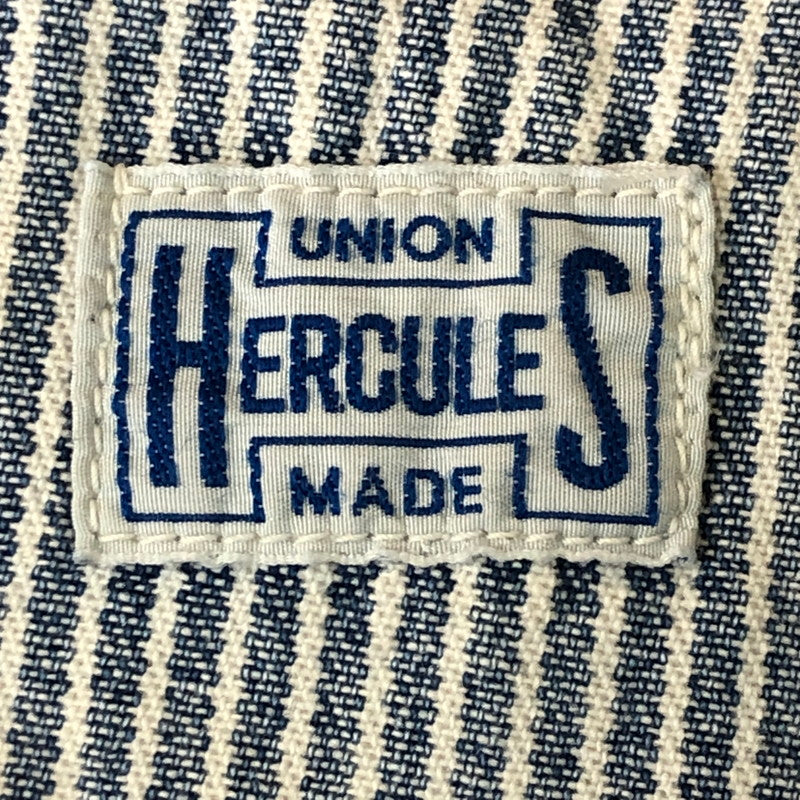 【中古品】【メンズ】 UNION HERCULES MADE ユニオン ヘラクレス メイド JOHNBULL OVERALL HE251P01 ジョンブル オーバーオール ボトムス 156-251106-ks-31-tei サイズ：32 カラー：ヒッコリー 万代Net店