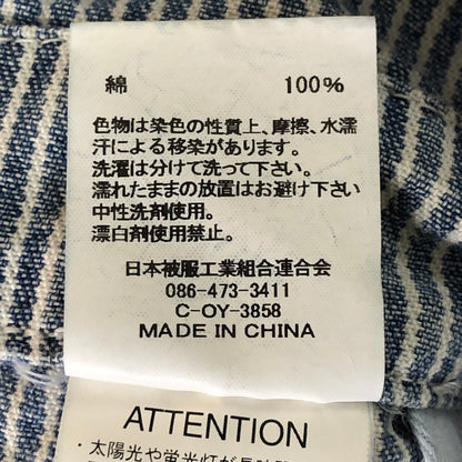 【中古品】【メンズ】 UNION HERCULES MADE ユニオン ヘラクレス メイド JOHNBULL OVERALL HE251P01 ジョンブル オーバーオール ボトムス 156-251106-ks-31-tei サイズ：32 カラー：ヒッコリー 万代Net店