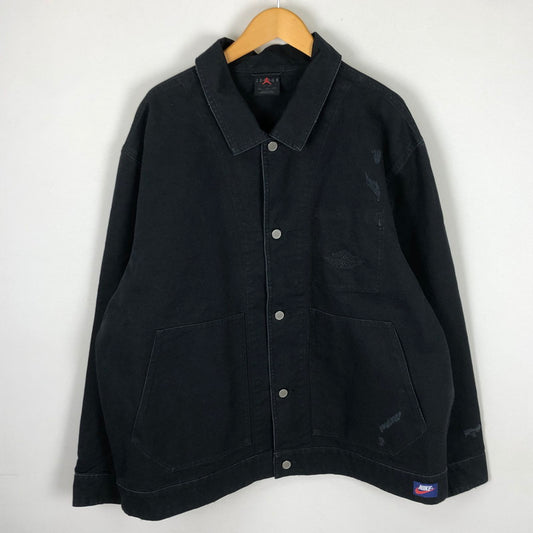 【中古品】【メンズ】 NIKE ナイキ JORDAN RARE AIR CHI JKT IB3001-010 ジョーダン レア エア シカゴ ジャケット ライトアウター 148-251106-ks-24-tei サイズ：XXL カラー：ブラック 万代Net店