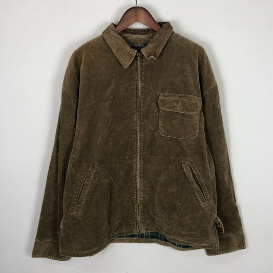 【中古品】【メンズ】 POLO COUNTRY RALPH LAUREN ポロカントリー ラルフローレン CORDUROY JACKET コーデュロイ ジャケット ライトアウター 147-251106-ks-21-tei サイズ：XL カラー：ブラウン 万代Net店