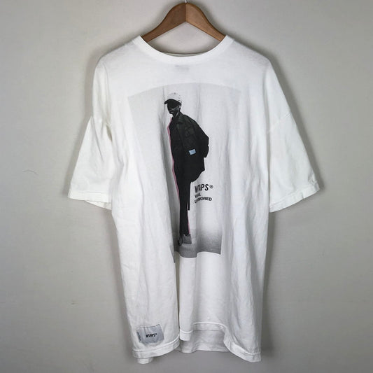 【中古品】【メンズ】 WTAPS ダブルタップス 25SS 251MV/SS/Cotton 251ATDT-STM01S 251MV ショートスリーブ コットン Ｔシャツ 半袖 トップス 142-251106-ks-01-tei サイズ：04 カラー：ホワイト 万代Net店