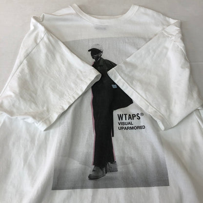 【中古品】【メンズ】 WTAPS ダブルタップス 25SS 251MV/SS/Cotton 251ATDT-STM01S 251MV ショートスリーブ コットン Ｔシャツ 半袖 トップス 142-251106-ks-01-tei サイズ：04 カラー：ホワイト 万代Net店