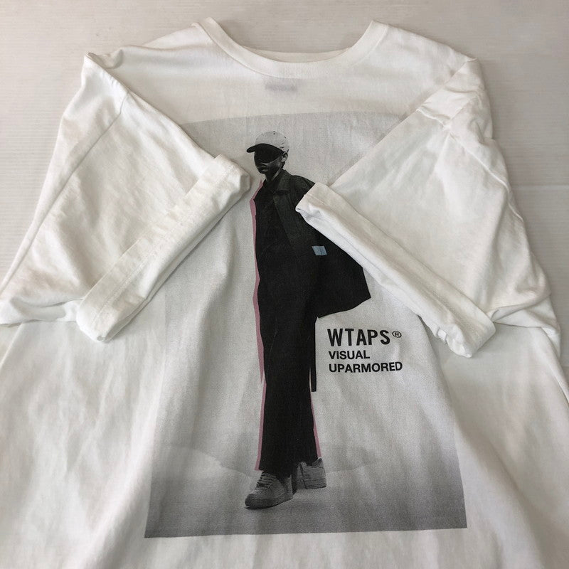【中古品】【メンズ】 WTAPS ダブルタップス 25SS 251MV/SS/Cotton 251ATDT-STM01S 251MV ショートスリーブ コットン Ｔシャツ 半袖 トップス 142-251106-ks-01-tei サイズ：04 カラー：ホワイト 万代Net店