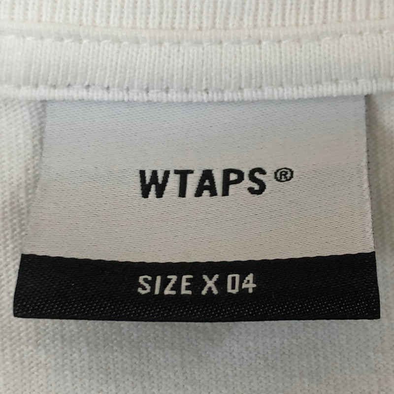 【中古品】【メンズ】 WTAPS ダブルタップス 25SS 251MV/SS/Cotton 251ATDT-STM01S 251MV ショートスリーブ コットン Ｔシャツ 半袖 トップス 142-251106-ks-01-tei サイズ：04 カラー：ホワイト 万代Net店