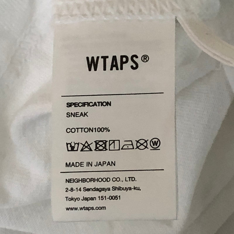 【中古品】【メンズ】 WTAPS ダブルタップス 25SS 251MV/SS/Cotton 251ATDT-STM01S 251MV ショートスリーブ コットン Ｔシャツ 半袖 トップス 142-251106-ks-01-tei サイズ：04 カラー：ホワイト 万代Net店