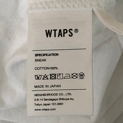 【中古品】【メンズ】 WTAPS ダブルタップス 25SS 251MV/SS/Cotton 251ATDT-STM01S 251MV ショートスリーブ コットン Ｔシャツ 半袖 トップス 142-251106-ks-01-tei サイズ：04 カラー：ホワイト 万代Net店