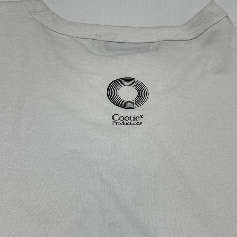 【中古品】【メンズ】 COOTIE クーティ OVER SIZED TEE オーバーサイズド Ｔシャツ 半袖 トップス ビッグシルエット 142-260617-sa-08-tei サイズ：M カラー：ホワイト 万代Net店
