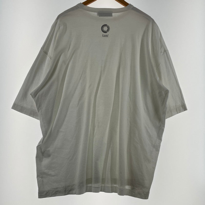 【中古品】【メンズ】 COOTIE クーティ OVER SIZED TEE オーバーサイズド Ｔシャツ 半袖 トップス ビッグシルエット 142-260617-sa-08-tei サイズ：M カラー：ホワイト 万代Net店