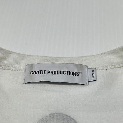 【中古品】【メンズ】 COOTIE クーティ OVER SIZED TEE オーバーサイズド Ｔシャツ 半袖 トップス ビッグシルエット 142-260617-sa-08-tei サイズ：M カラー：ホワイト 万代Net店