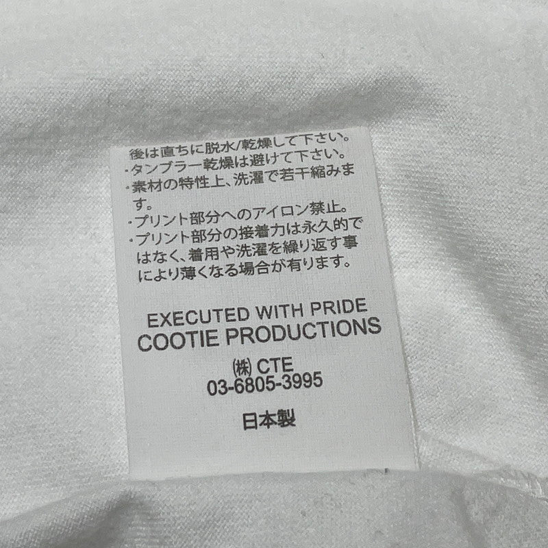 【中古品】【メンズ】 COOTIE クーティ OVER SIZED TEE オーバーサイズド Ｔシャツ 半袖 トップス ビッグシルエット 142-260617-sa-08-tei サイズ：M カラー：ホワイト 万代Net店