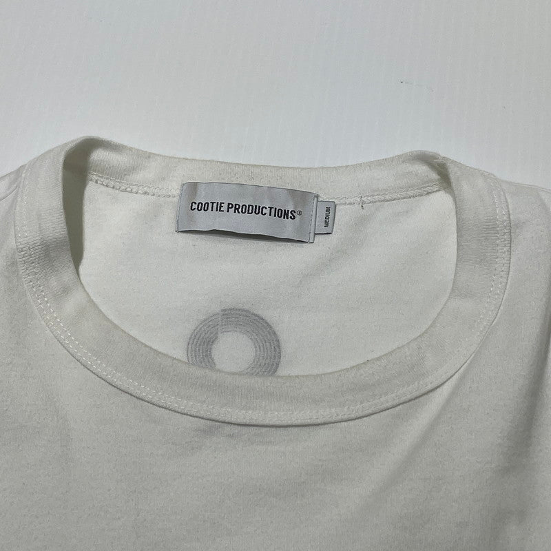 【中古品】【メンズ】 COOTIE クーティ OVER SIZED TEE オーバーサイズド Ｔシャツ 半袖 トップス ビッグシルエット 142-260617-sa-08-tei サイズ：M カラー：ホワイト 万代Net店