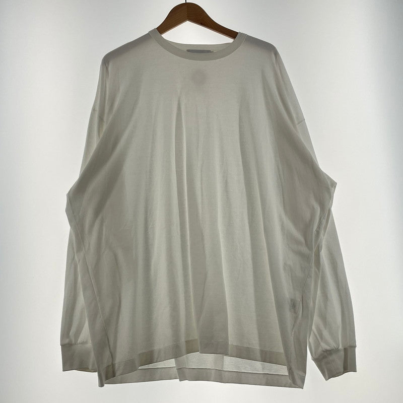 【中古品】【メンズ】 COOTIE クティ OVERSIZED L/S TEE オーバーサイズド ロングスリーブ Tシャツ 長袖 トップス ビッグシルエット 142-260617-sa-10-tei サイズ：M カラー：ホワイト 万代Net店