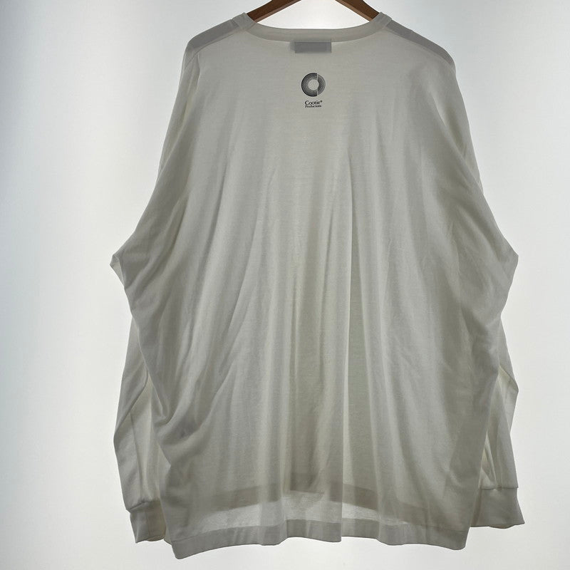 【中古品】【メンズ】 COOTIE クティ OVERSIZED L/S TEE オーバーサイズド ロングスリーブ Tシャツ 長袖 トップス ビッグシルエット 142-260617-sa-10-tei サイズ：M カラー：ホワイト 万代Net店