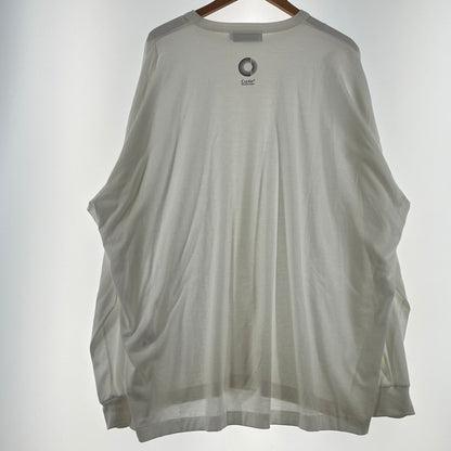 【中古品】【メンズ】 COOTIE クティ OVERSIZED L/S TEE オーバーサイズド ロングスリーブ Tシャツ 長袖 トップス ビッグシルエット 142-260617-sa-10-tei サイズ：M カラー：ホワイト 万代Net店