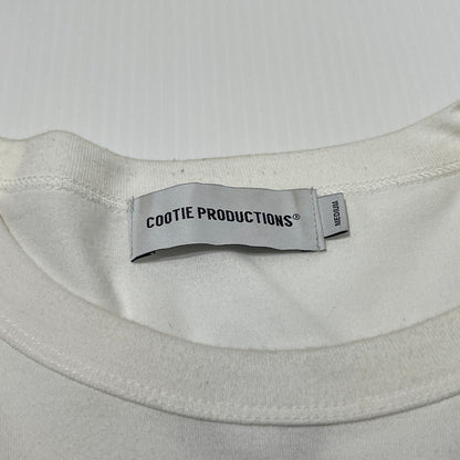 【中古品】【メンズ】 COOTIE クティ OVERSIZED L/S TEE オーバーサイズド ロングスリーブ Tシャツ 長袖 トップス ビッグシルエット 142-260617-sa-10-tei サイズ：M カラー：ホワイト 万代Net店
