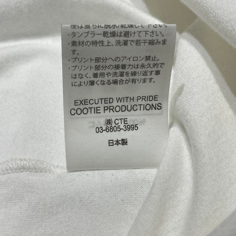【中古品】【メンズ】 COOTIE クティ OVERSIZED L/S TEE オーバーサイズド ロングスリーブ Tシャツ 長袖 トップス ビッグシルエット 142-260617-sa-10-tei サイズ：M カラー：ホワイト 万代Net店