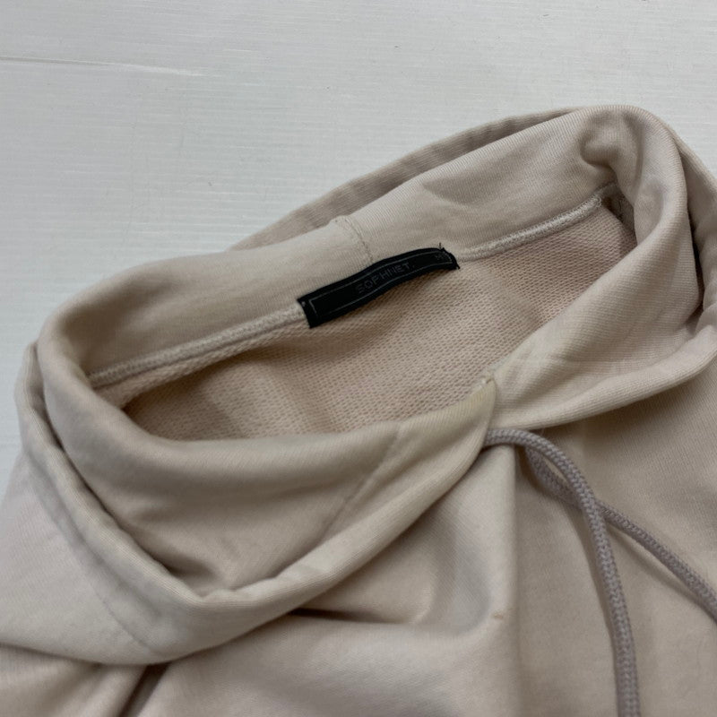 【現状渡し品】【メンズ】 SOPHNET. ソフネット BANDANA PATCH HOODIE SOPH-202064 バンダナ パッチ フーディー トップス プルーオーバーパーカー 142-260716-ss-03-tei サイズ：M カラー：アイボリー 万代Net店