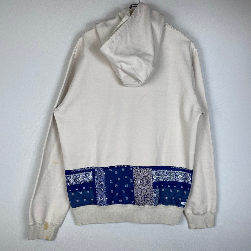 【現状渡し品】【メンズ】 SOPHNET. ソフネット BANDANA PATCH HOODIE SOPH-202064 バンダナ パッチ フーディー トップス プルーオーバーパーカー 142-260716-ss-03-tei サイズ：M カラー：アイボリー 万代Net店