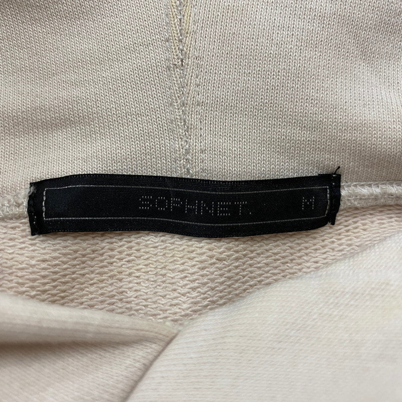 【現状渡し品】【メンズ】 SOPHNET. ソフネット BANDANA PATCH HOODIE SOPH-202064 バンダナ パッチ フーディー トップス プルーオーバーパーカー 142-260716-ss-03-tei サイズ：M カラー：アイボリー 万代Net店