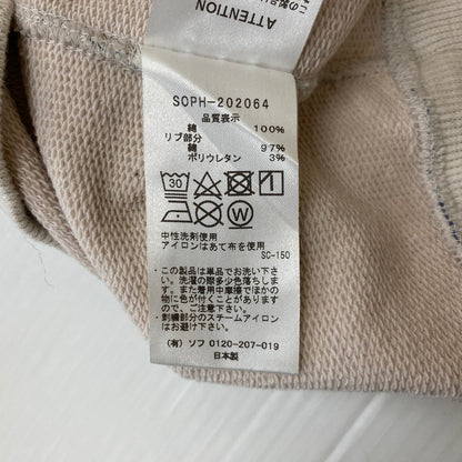 【現状渡し品】【メンズ】 SOPHNET. ソフネット BANDANA PATCH HOODIE SOPH-202064 バンダナ パッチ フーディー トップス プルーオーバーパーカー 142-260716-ss-03-tei サイズ：M カラー：アイボリー 万代Net店
