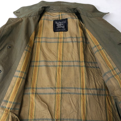 【中古品】【メンズ】 Burberrys バーバリーズ 60~70's SOUTIEN COLLAR COAT VINTAGE WR050-902-79 60~70年代 ステンカラーコート ライトアウター REGDタグ ヴィンテージ 141-251110-yy-07-tei サイズ：M カラー：カーキ 万代Net店