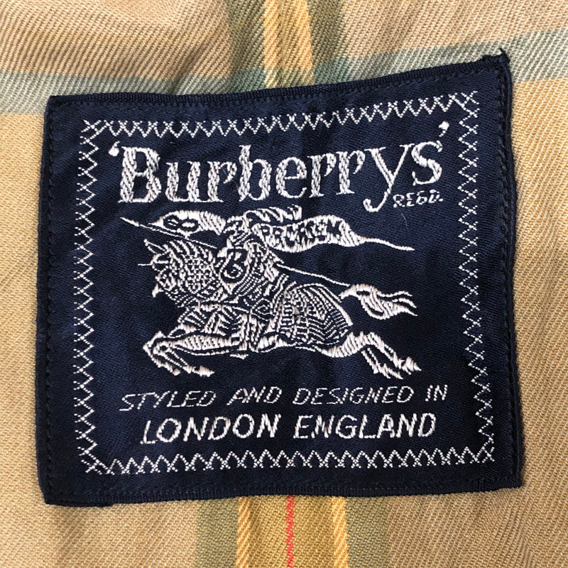 【中古品】【メンズ】 Burberrys バーバリーズ 60~70's SOUTIEN COLLAR COAT VINTAGE WR050-902-79 60~70年代 ステンカラーコート ライトアウター REGDタグ ヴィンテージ 141-251110-yy-07-tei サイズ：M カラー：カーキ 万代Net店