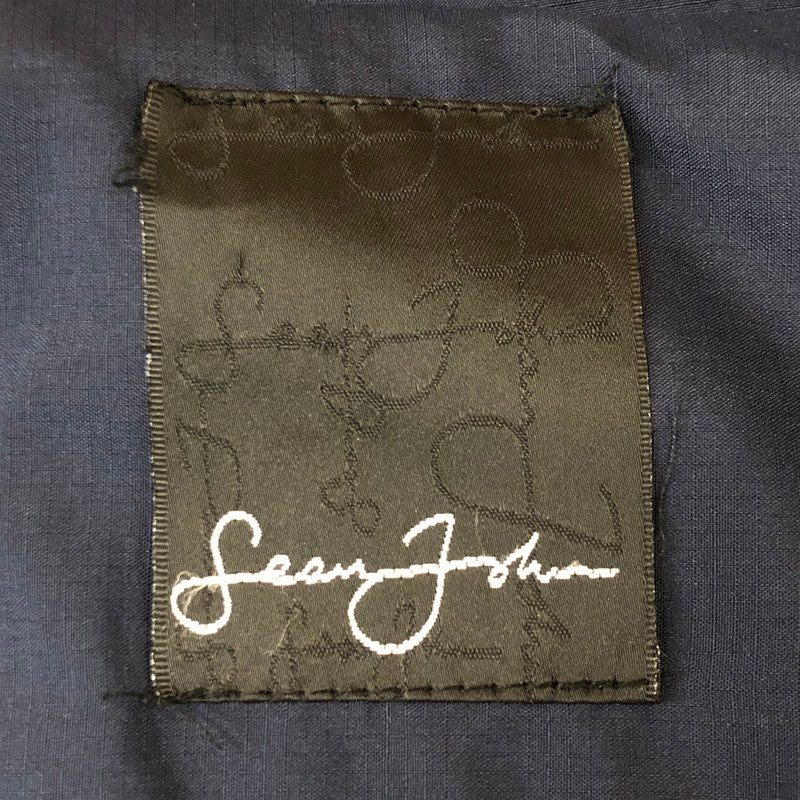 【中古品】【メンズ】 Sean John ショーンジョン BACK EMBROIDERED NYLON JACKET ビック エンブロイダリー ナイロンジャケット ライトアウター 刺繍 142-251110-yy-11-tei サイズ：不明 カラー：ネイビー 万代Net店