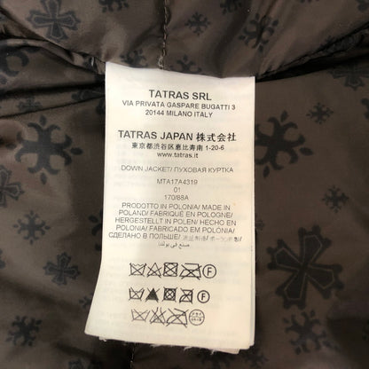 【中古品】【メンズ】 TATRAS タトラス PETRONIO DOWN JACKET MTA17A4319 ペトロニオ ダウンジャケット アウター ミリタリー 141-251109-ks-02-tei サイズ：01 カラー：カーキ 万代Net店