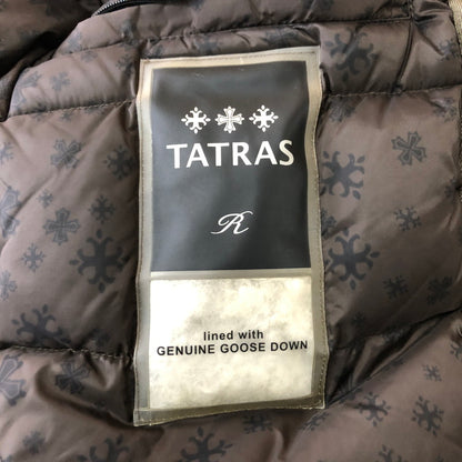 【中古品】【メンズ】 TATRAS タトラス PETRONIO DOWN JACKET MTA17A4319 ペトロニオ ダウンジャケット アウター ミリタリー 141-251109-ks-02-tei サイズ：01 カラー：カーキ 万代Net店