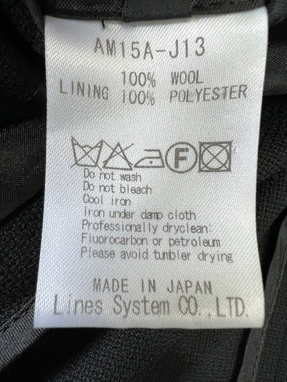 【中古品】【メンズ】 ATO アト TAILORED JACKET AM15A-J13 テーラードジャケット アウター 140-260916-YS-09-hon サイズ：44 カラー：ブラック 万代Net店
