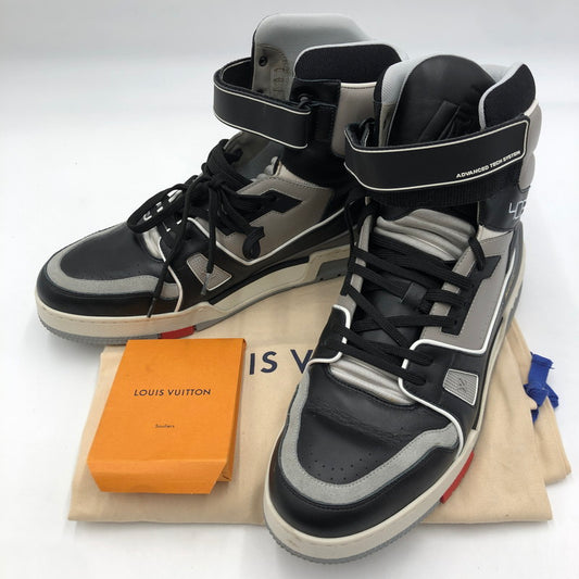 【中古品】【メンズ】 LOUIS VUITTON ルイ・ヴィトン ヴァージル アブロ ハイトップ トレイナー CL0119 スニーカー 靴 179-251115-yy-11-tei サイズ：9 カラー：グレー 万代Net店