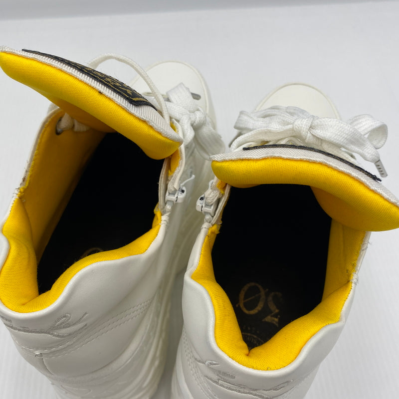 【中古品】【レディース】 YOSUKE ヨースケ SANMARU 厚底スニーカー スニーカー ※本体のみ 166-260810-nm-66-tei サイズ：22.5ｃｍ カラー：ホワイト 万代Net店