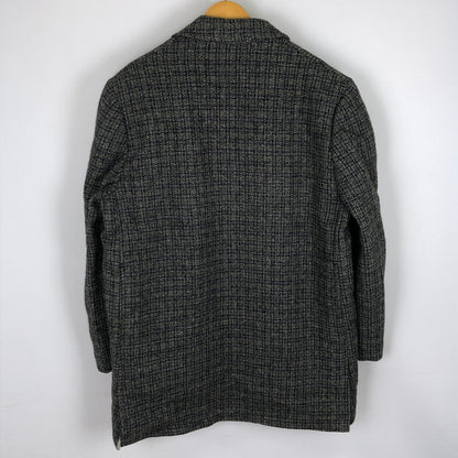 【現状渡し品】【メンズ】 HARRIS TWEED ハリスツイード 70's HERRINGBONE WOOL COAT VINTAGE 70年代 ヘリンボーン ウール コート ライトアウター 145-251109-ks-13-tei サイズ：表記サイズなし カラー：グレー 万代Net店