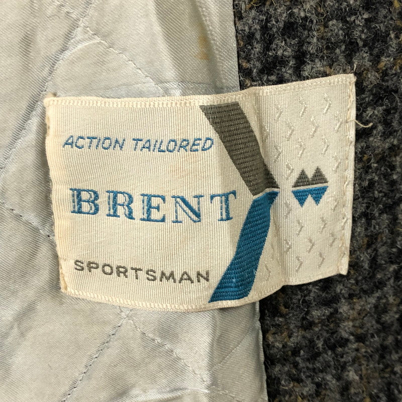 【現状渡し品】【メンズ】 HARRIS TWEED ハリスツイード 70's HERRINGBONE WOOL COAT VINTAGE 70年代 ヘリンボーン ウール コート ライトアウター 145-251109-ks-13-tei サイズ：表記サイズなし カラー：グレー 万代Net店