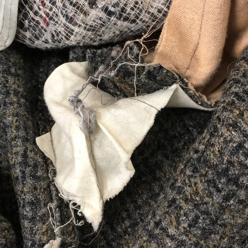 【現状渡し品】【メンズ】 HARRIS TWEED ハリスツイード 70's HERRINGBONE WOOL COAT VINTAGE 70年代 ヘリンボーン ウール コート ライトアウター 145-251109-ks-13-tei サイズ：表記サイズなし カラー：グレー 万代Net店