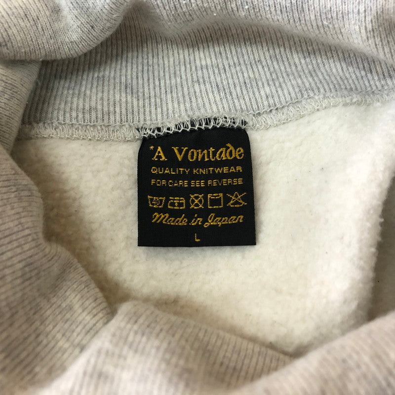 【中古品】【メンズ】 A VONTADE アボンタージ TURTLE NECK THUMB HOLE L/S SWEAT タートルネック サムホール ロングスリーブ スウェット 長袖 トップス 140-251109-ks-01-TEI サイズ：L カラー：グレー 万代Net店 140-251109-ks-01-tei サイズ：L カラー：グレー 万代Net店