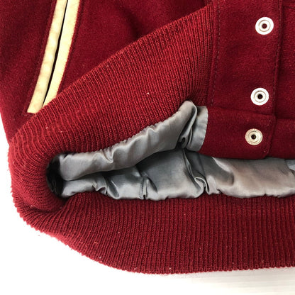 【現状渡し品】【メンズ】 Golden Bear ゴールデンベア 80's-90's STADIUM JACKET VINTAGE 80年代-90年代 スタジアムジャケット アウター スタジャン ヴィンテージ 145-251113-ts-17-tei サイズ：M カラー：レッド 万代Net店