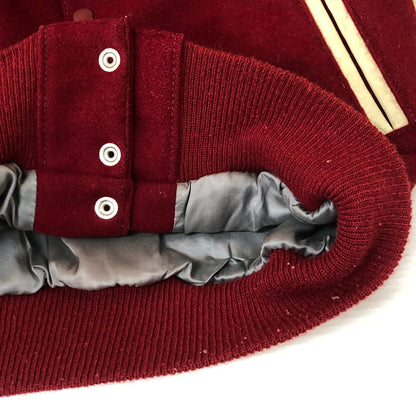 【現状渡し品】【メンズ】 Golden Bear ゴールデンベア 80's-90's STADIUM JACKET VINTAGE 80年代-90年代 スタジアムジャケット アウター スタジャン ヴィンテージ 145-251113-ts-17-tei サイズ：M カラー：レッド 万代Net店