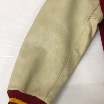 【現状渡し品】【メンズ】 Golden Bear ゴールデンベア 80's-90's STADIUM JACKET VINTAGE 80年代-90年代 スタジアムジャケット アウター スタジャン ヴィンテージ 145-251113-ts-17-tei サイズ：M カラー：レッド 万代Net店