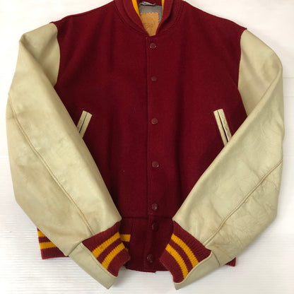 【現状渡し品】【メンズ】 Golden Bear ゴールデンベア 80's-90's STADIUM JACKET VINTAGE 80年代-90年代 スタジアムジャケット アウター スタジャン ヴィンテージ 145-251113-ts-17-tei サイズ：M カラー：レッド 万代Net店