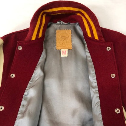 【現状渡し品】【メンズ】 Golden Bear ゴールデンベア 80's-90's STADIUM JACKET VINTAGE 80年代-90年代 スタジアムジャケット アウター スタジャン ヴィンテージ 145-251113-ts-17-tei サイズ：M カラー：レッド 万代Net店