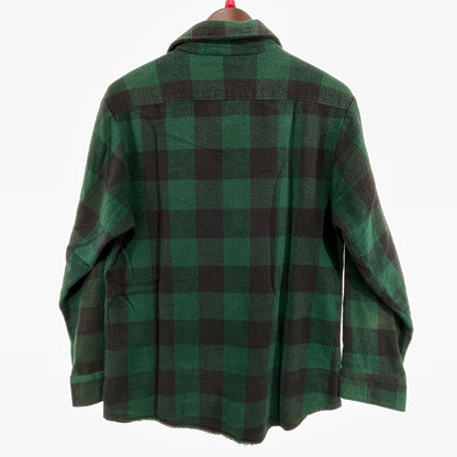 【中古品】【メンズ】 90'S ブロックチェック ネルシャツ FIELDMASTER CHECK LS SHIRT ヴィンテージ 145-260818-nm-83-tei サイズ：不明 カラー：グリーン 万代Net店