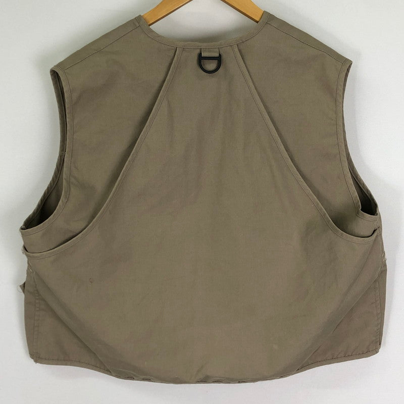 【現状渡し品】【メンズ】 Columbia コロンビア 80's FISHING VEST VINTAGE 80年代 フィッシング ベスト ライトアウター ヴィンテージ 144-251127-ts-13-tei サイズ：不明 カラー：ベージュ 万代Net店