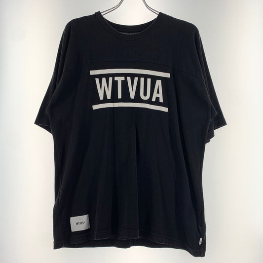 【中古品】【メンズ】 WTAPS ダブルタップス QB SS RACO. BRACKETS TEE 232ATDT-CSM09 ブラケッツ Tシャツ 半袖 トップス 142-260615-yo-04-tei サイズ：02 カラー：ブラック 万代Net店
