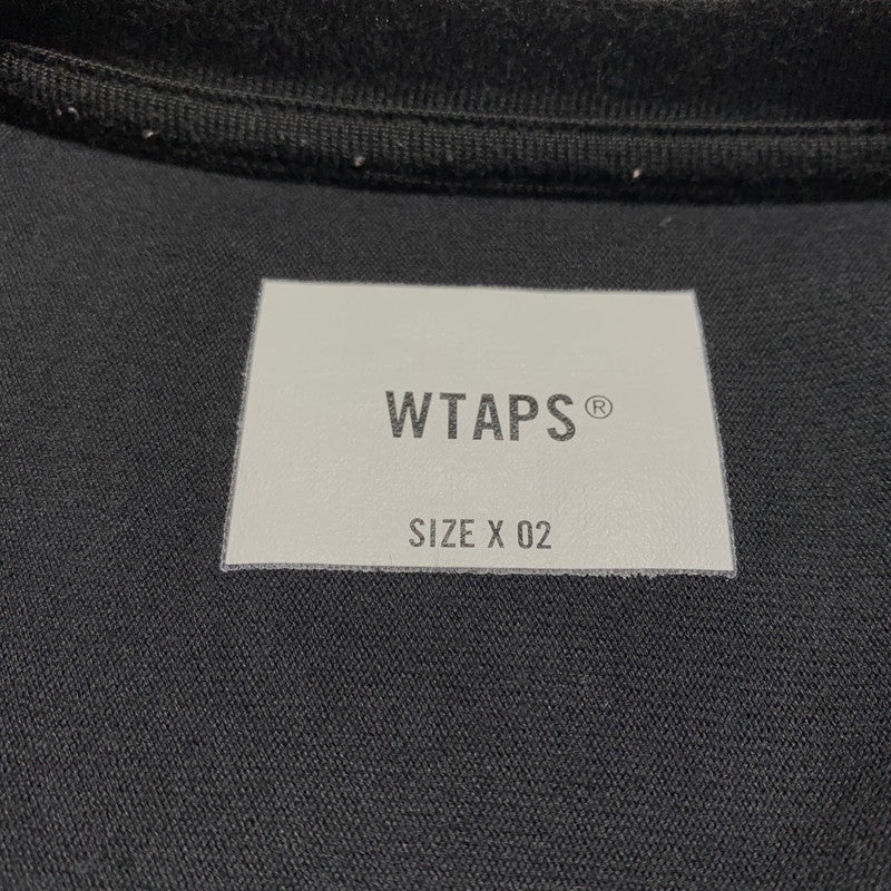 【中古品】【メンズ】 WTAPS ダブルタップス QB SS RACO. BRACKETS TEE 232ATDT-CSM09 ブラケッツ Tシャツ 半袖 トップス 142-260615-yo-04-tei サイズ：02 カラー：ブラック 万代Net店
