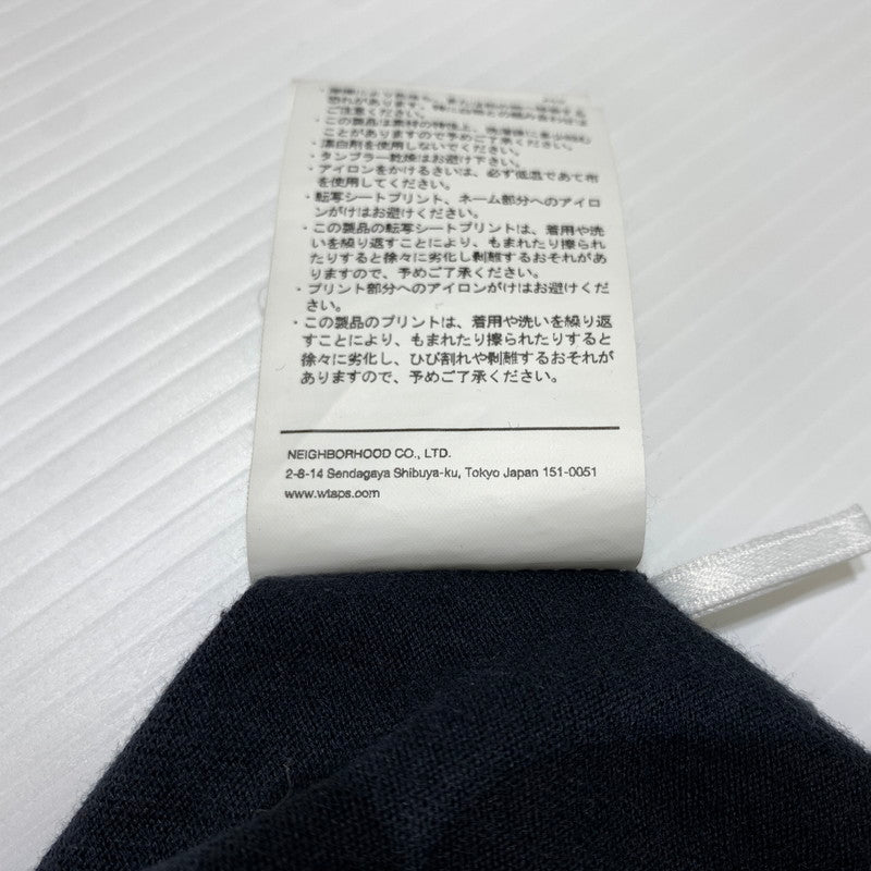 【中古品】【メンズ】 WTAPS ダブルタップス QB SS RACO. BRACKETS TEE 232ATDT-CSM09 ブラケッツ Tシャツ 半袖 トップス 142-260615-yo-04-tei サイズ：02 カラー：ブラック 万代Net店
