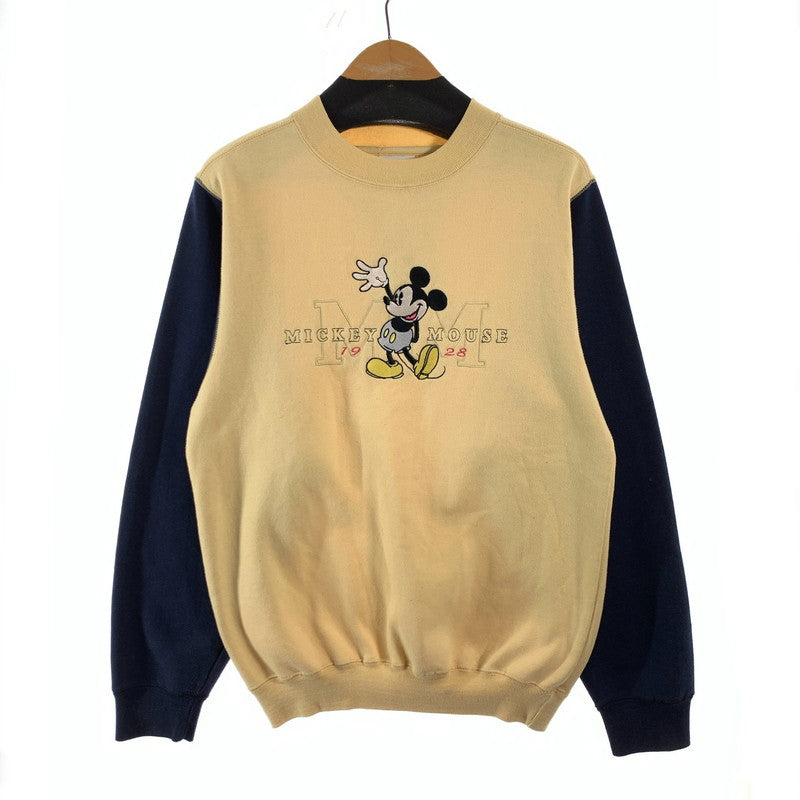 【中古品】【メンズ】 MICKEY&CO. 90S ミッキー 90年代 スウェット ブランド 古着 145-260606-gm-17-fuz サイズ：M カラー：ベージュ 万代Net店