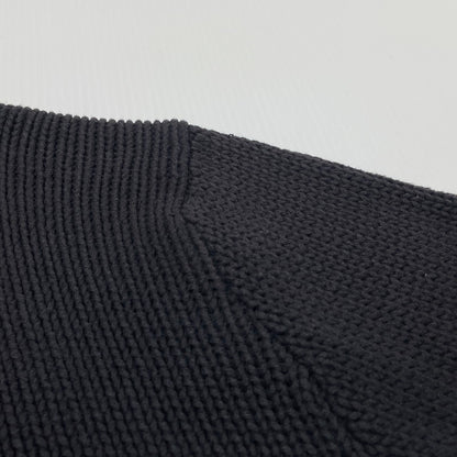 【現状渡し品】【メンズ】 POLO RALPH LAUREN ポロ ラルフ ローレン 90's ARGYLE CREW KNIT 90年代 アーガイル クルー ニット 長袖 トップス 147-260805-sa-14-tei サイズ：M/※シミ汚れあり カラー：ブラック 万代Net店
