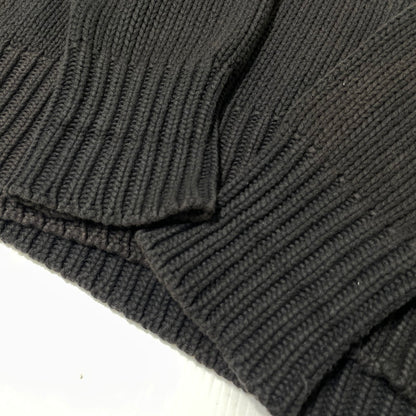 【現状渡し品】【メンズ】 POLO RALPH LAUREN ポロ ラルフ ローレン 90's ARGYLE CREW KNIT 90年代 アーガイル クルー ニット 長袖 トップス 147-260805-sa-14-tei サイズ：M/※シミ汚れあり カラー：ブラック 万代Net店
